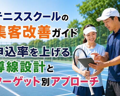 テニススクール 集客