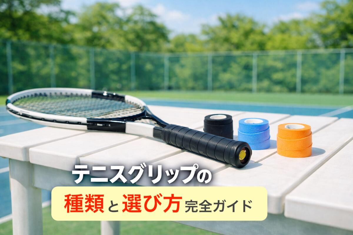 テニスグリップの種類と選び方完全ガイド | コラム | 京都のテニス
