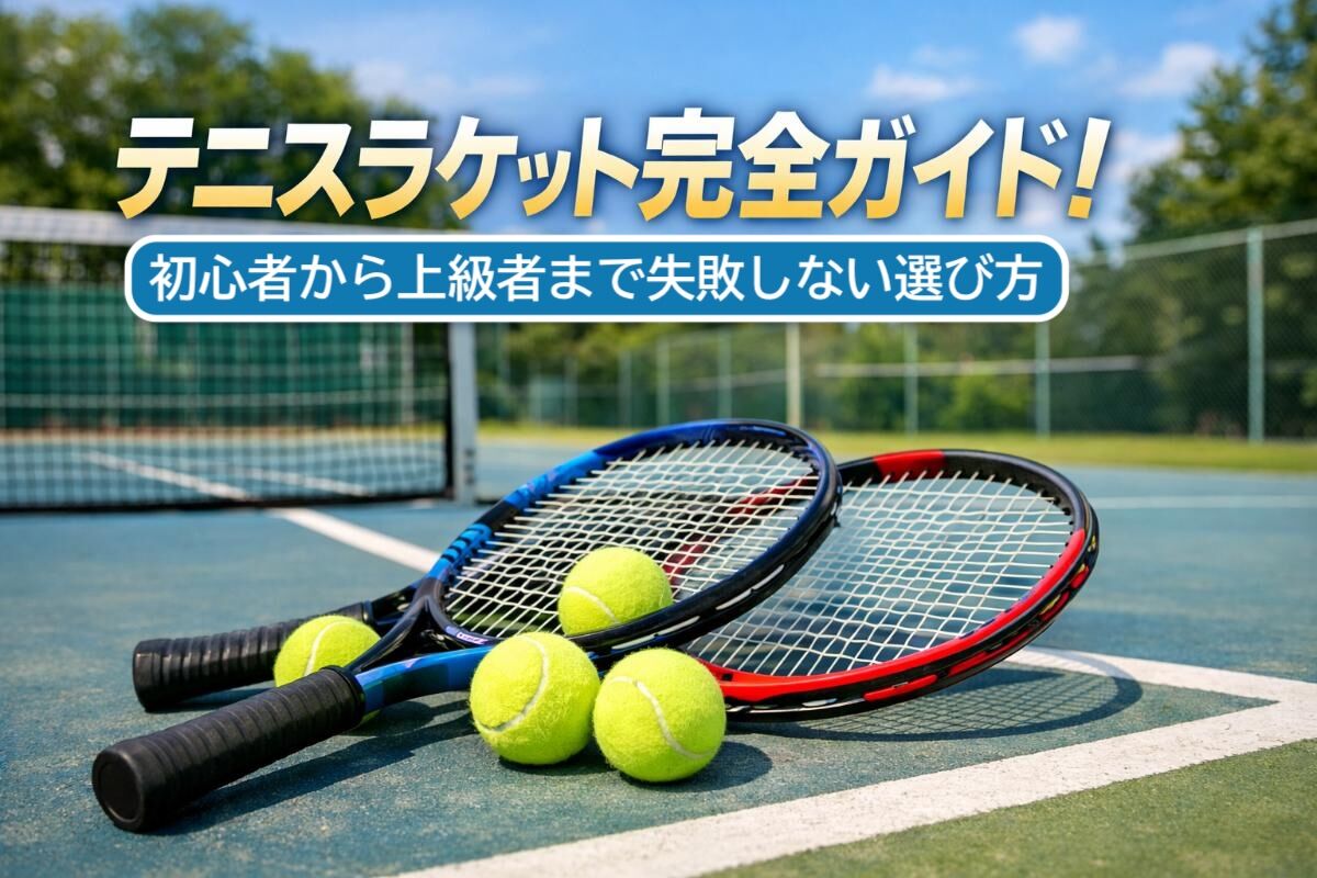 テニスラケット完全ガイド｜初心者から上級者まで失敗しない選び方 